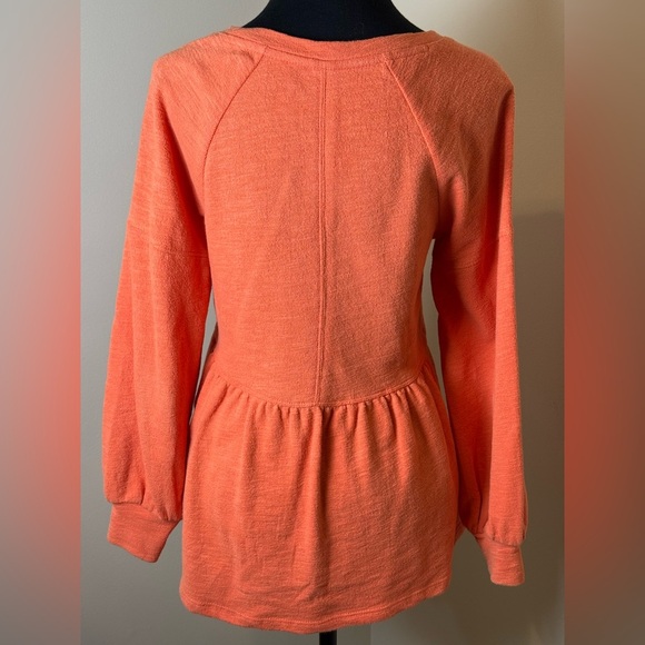 Anthropologie Terry cloth v neck top size XXS - Picture 5 of 8